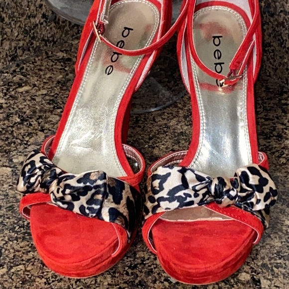 Bebé platform heels leather suede - Picture 3 of 6